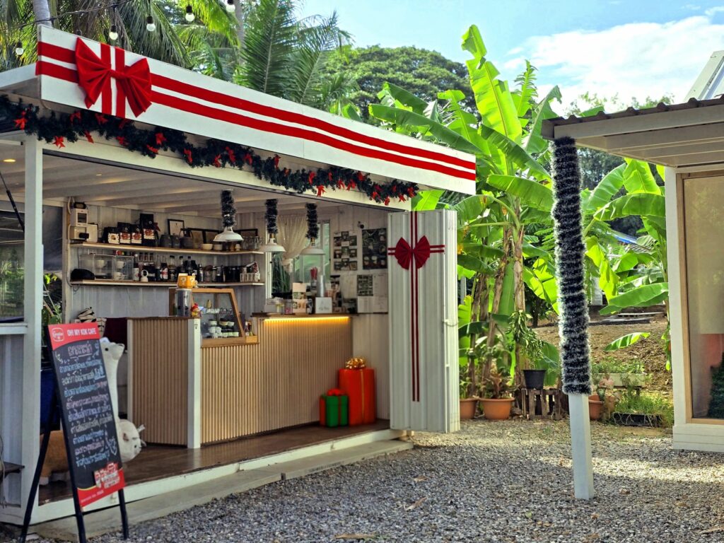 The Most Beautiful Tropical Cafe in สามร้อยยอด You Must Visit! oh my kok cafe โอ้มายครกคาเฟ่2
