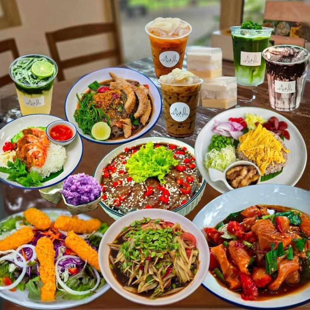The Most Beautiful Tropical Cafe in สามร้อยยอด You Must Visit! oh my kok cafe โอ้มายครกคาเฟ่4