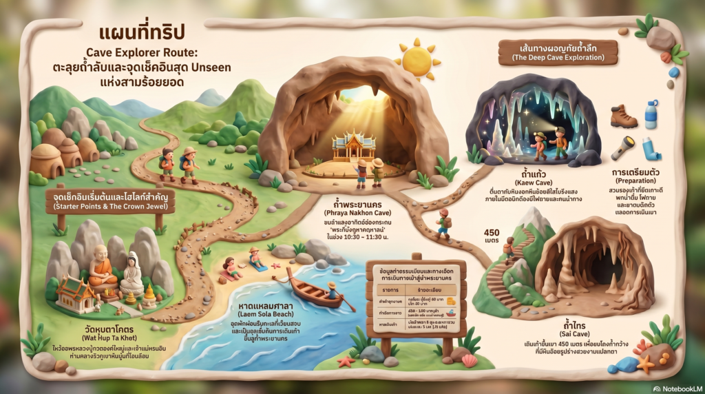 The Best Amazing Cave Explorer Route in Sam Roi Yot! cave