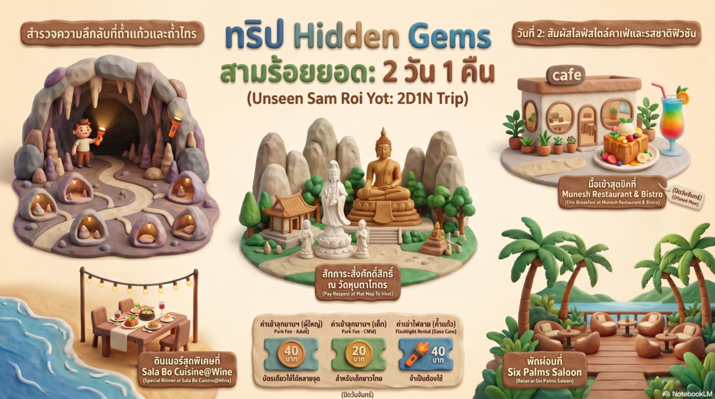 The Ultimate Hidden Gems Escape in สามร้อยยอด You Must Experience! gems