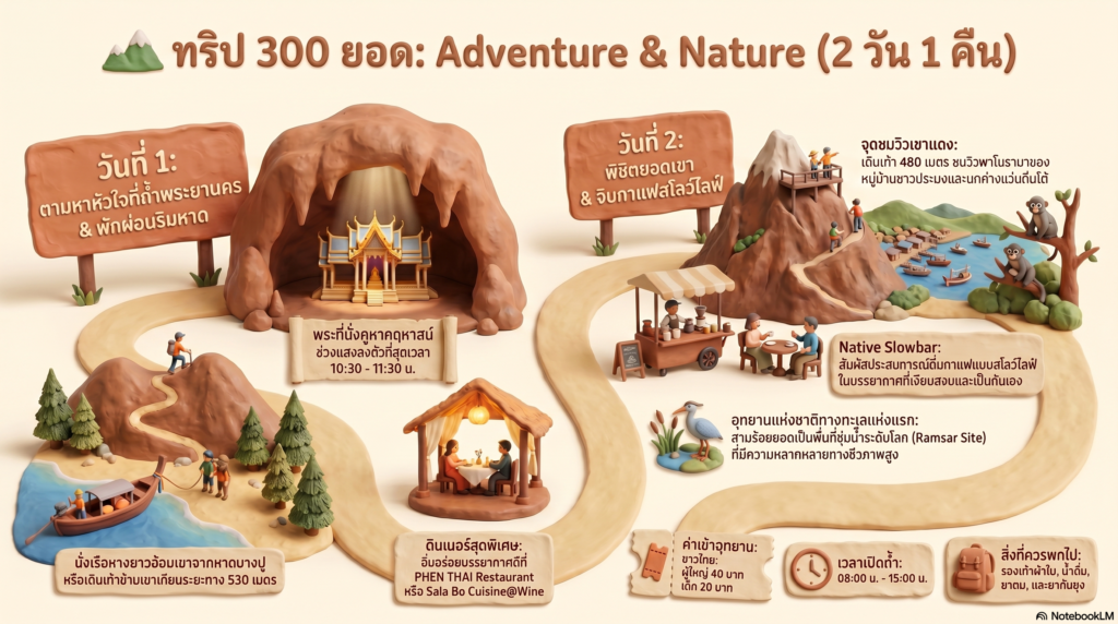 The Best Amazing Adventure & Nature Trip in สามร้อยยอด 2 วัน 1 คืน trip2