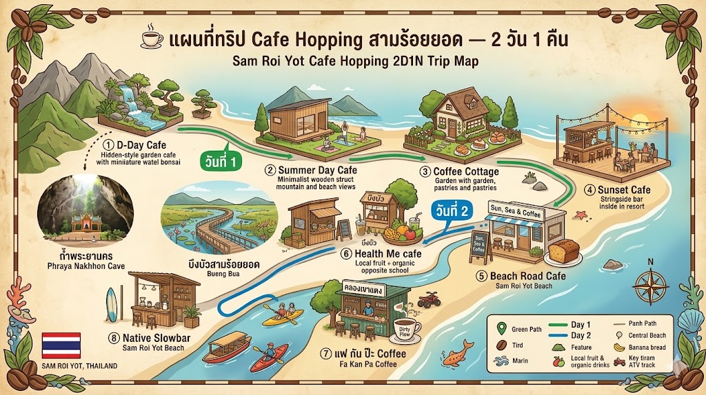 The Best Amazing Hidden CafE in Sam Roi Yot You Need To Visit! trip3