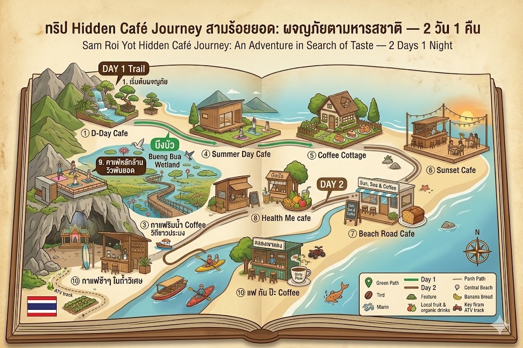 The Best Amazing Hidden Café Journey in Sam Roi Yot You Must Experience! trip7